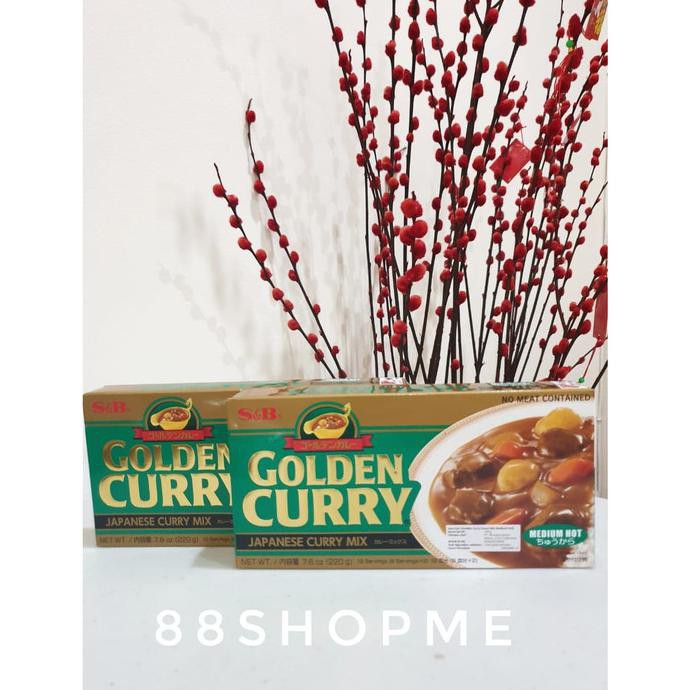

New Arrival - S&B Golden Curry Sause 220 Gr/ Japanese Curry Sause / Saus Kari Jepang - Mlld
