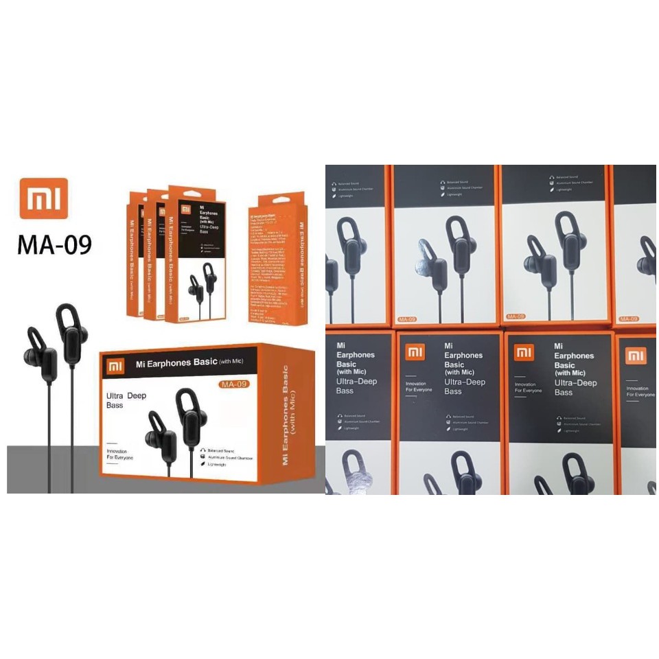 Handsfree Headset Earphone Xiaomi MA-09 Super Bass