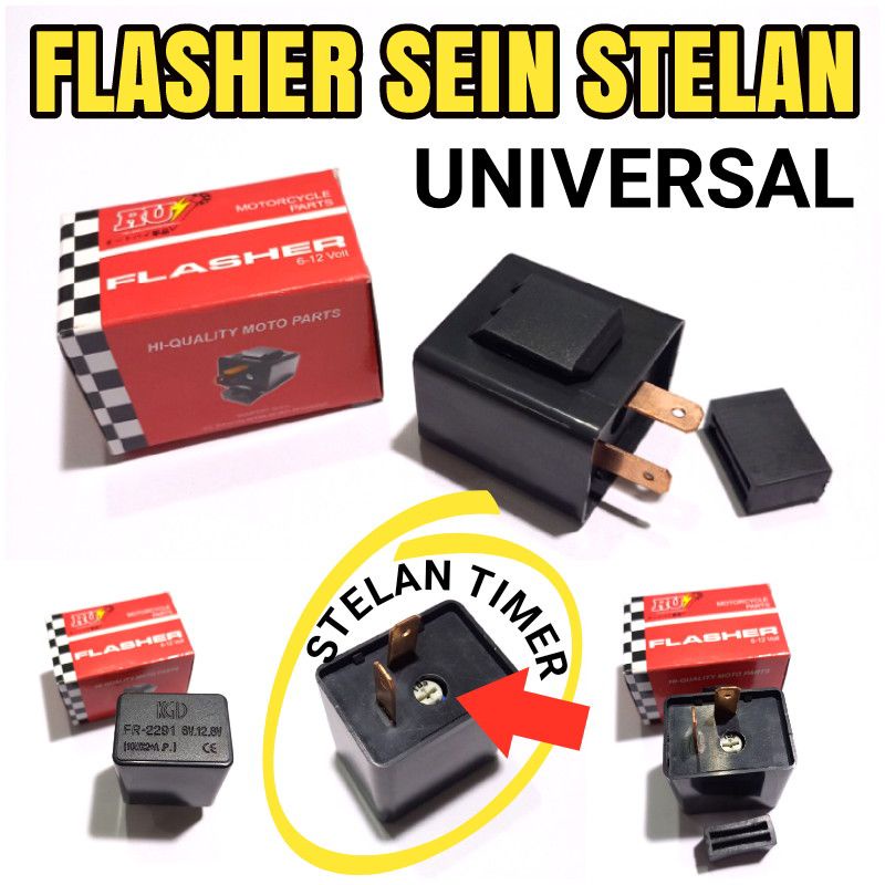 Flasher Sein Stelan Flaser Sen Timer Universal Reteng Hazard Touring