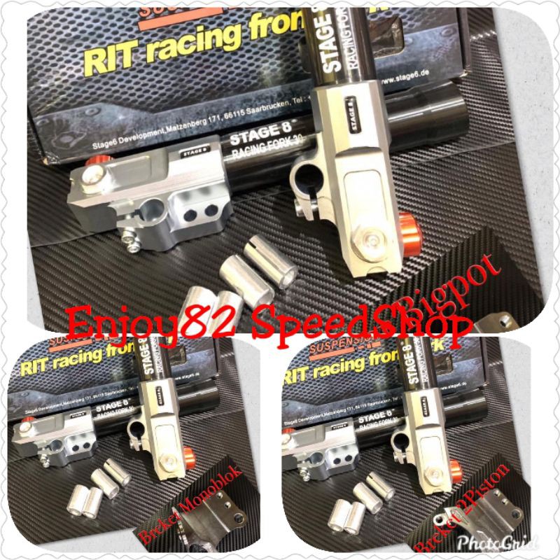 Tabung RT Copy Ori / Botom RT Stage 8 Breket 2p 4p Big Pot Universal as 26 mm