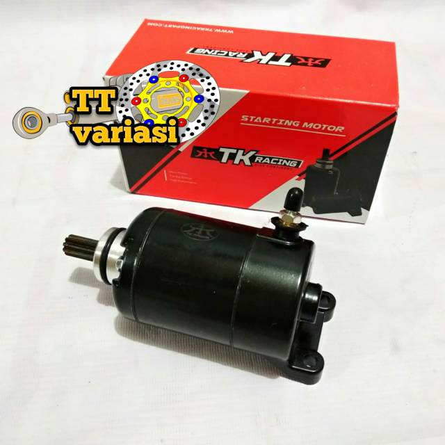 Dinamo starter KLX 150 BORE UP 200cc TK RACING BLACK