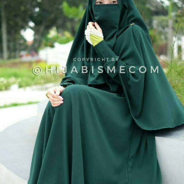 Aiko set emerald by hijabisme