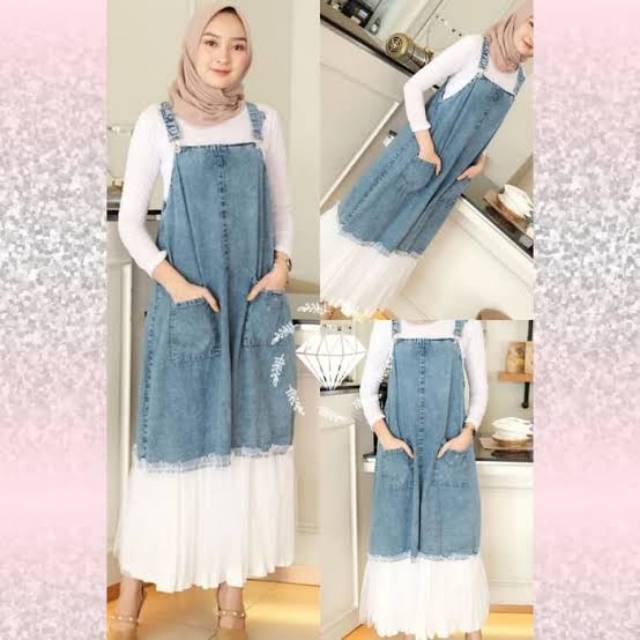 Overall jumbo Teeya rok jeans  mix wolvis
