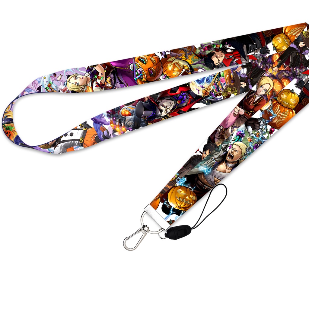 Tali Lanyard Handphone Desain Attack on Titan Untuk Halloween