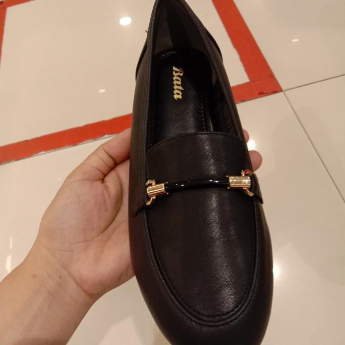 Bata Sepatu Flat Wanita Cantika4 Black - 5516060 Termurah