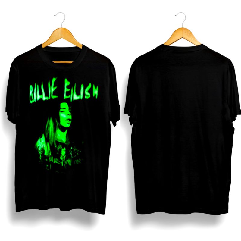 kaos pria/BILLIE EILISH HJ/kaos band