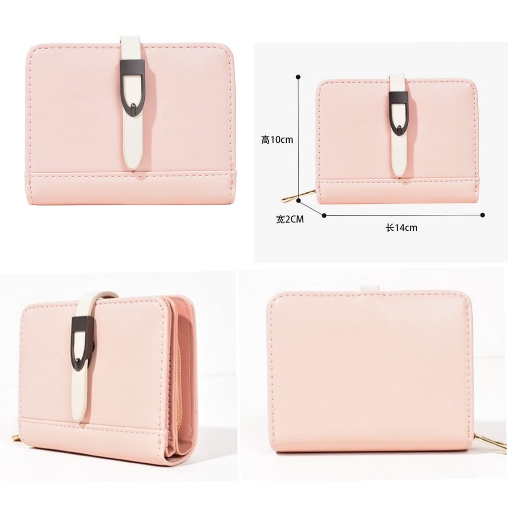 DOMPET LIPAT WANITA PREMIUM IMPORT KECIL MEDICI KOREA MINI SLOT KARTU KOIN SIMPLE REMAJA KEKINIAN MURAH CEWEK KEKINIAN LUCU BATAM BRANDED