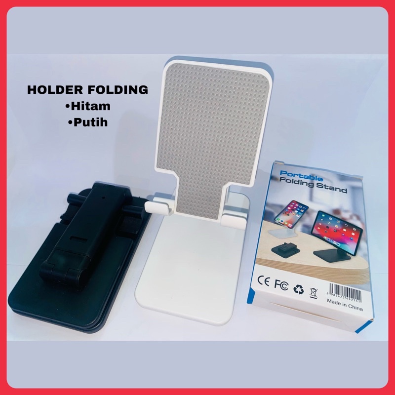 BOS - Holder Folding Desktop Stand HD23 | Standing HD-23 L305 L-305 HP Handphone Phone / Tablet