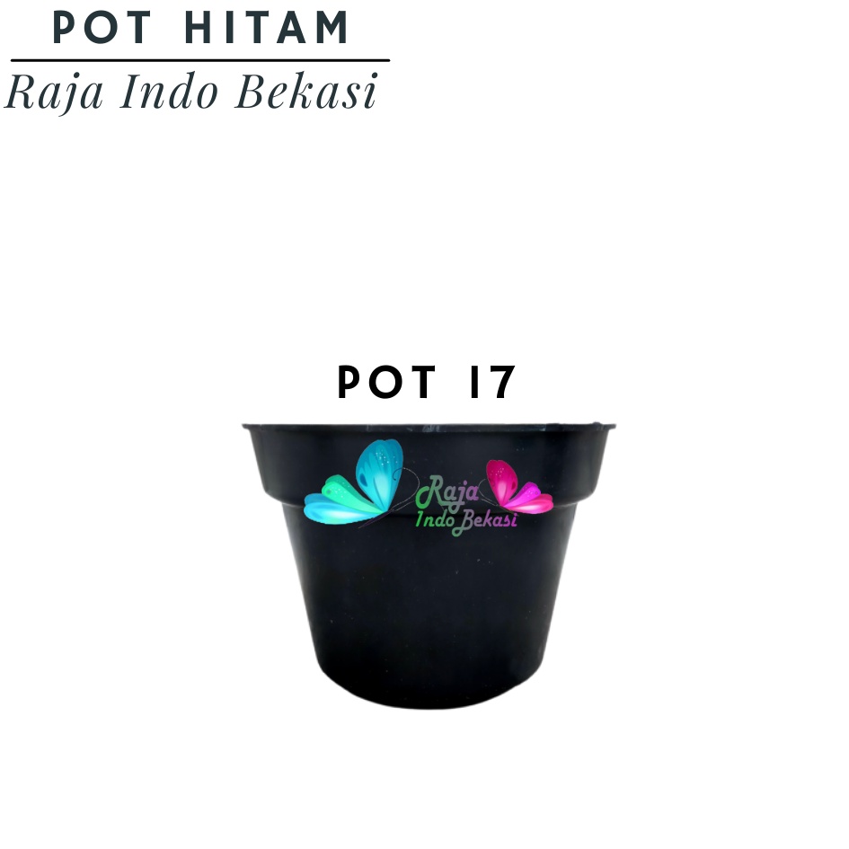 Pot Bunga 20 Hitam Polos Pot Bunga Hias Grosir Murah Plastik 20 Bibit Bukan Pot 25 Cm Hitam polos - Pot 20 Cm Hitam Murah