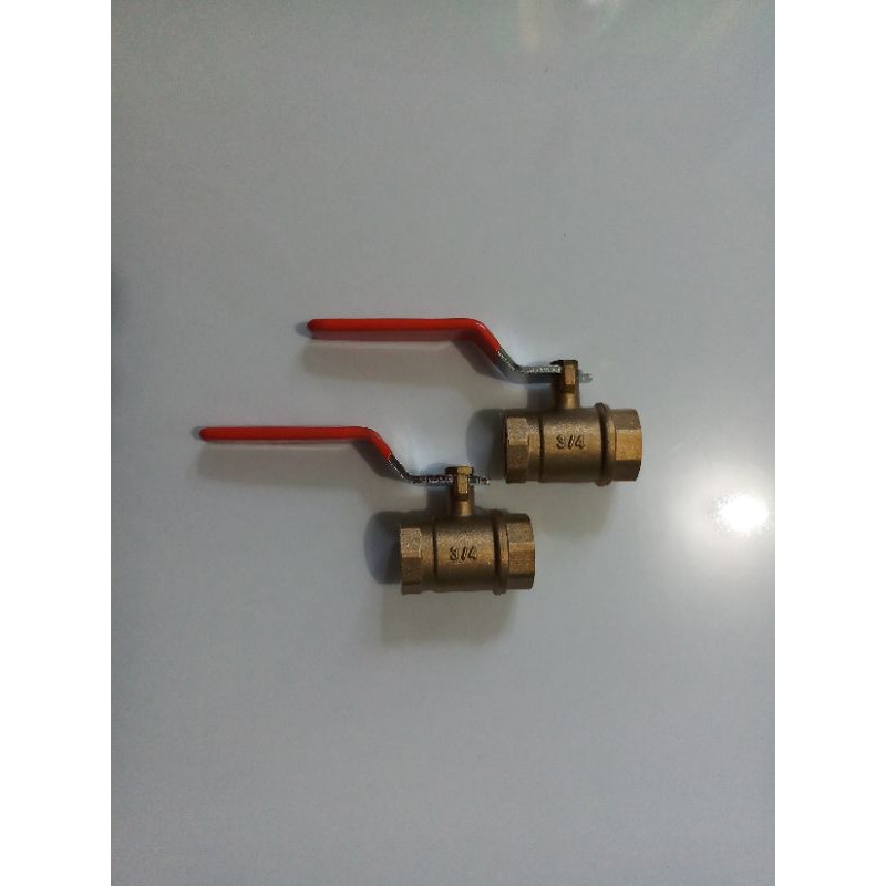 Ball Valve Kuningan / Brass 3/4&quot; (inch) / Stop kran Kuningan