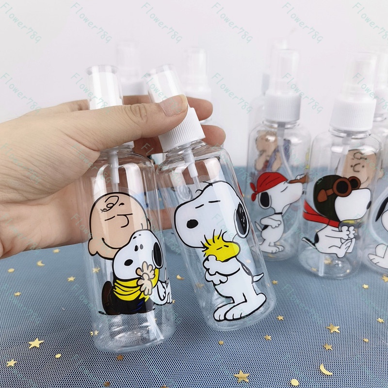 We Flower Portable Cartoon Snoopy Spray Bottle 100ML Travel Size Bottles Refillable Container