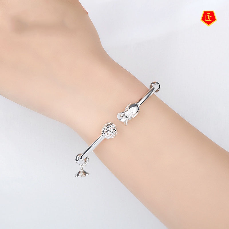 [Ready Stock]Fashion Creative Exquisite Balls Roses Bracelet