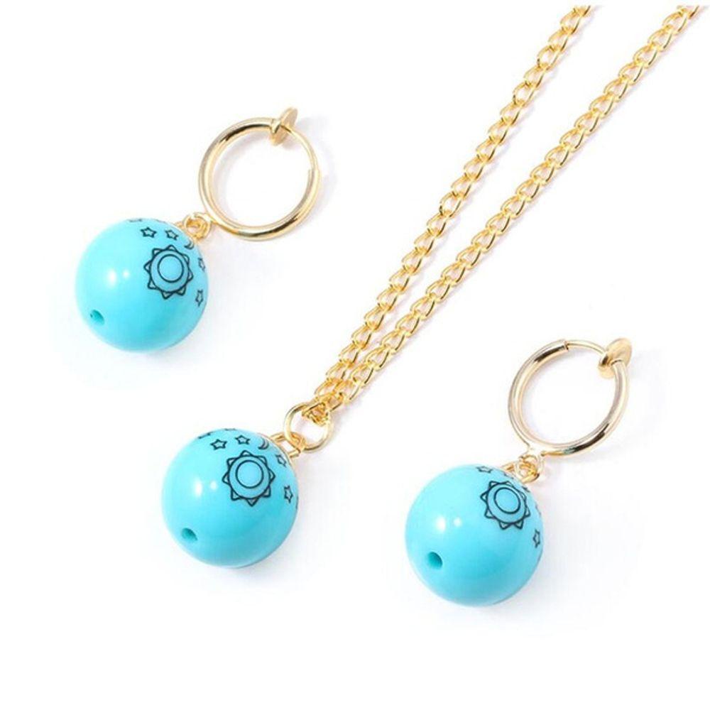 Anting Anime Agustina Wanita Gadis Perhiasan Aksesoris Elizabeth Moon Liones Anime Cosplay Props