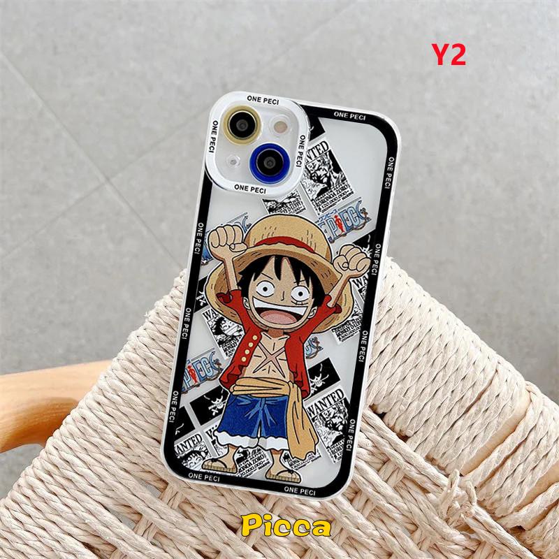 Casing TPU Realme C15 C25 C35 C31 C11 2021 C21Y C25Y 5i C3 C25s 9pro Plus C12 6i 8i 8 Pro 9i 5 C11 5s 920 C21A Motif One Piece Angel Eyes