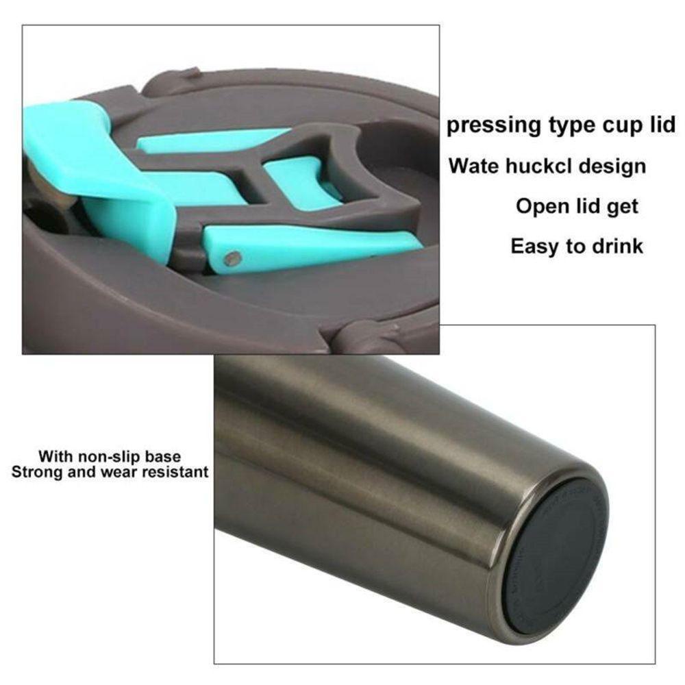 Solighter Mug Cangkir Travel Thermal Portable Perlengkapan Minum Stainless Vacuum Cups