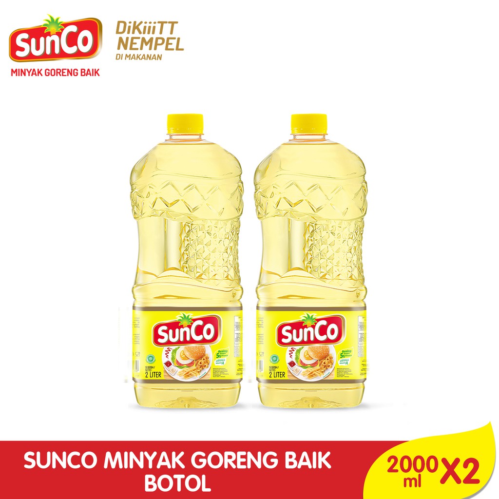 Promo Harga Sunco Minyak Goreng 2000 ml - Shopee