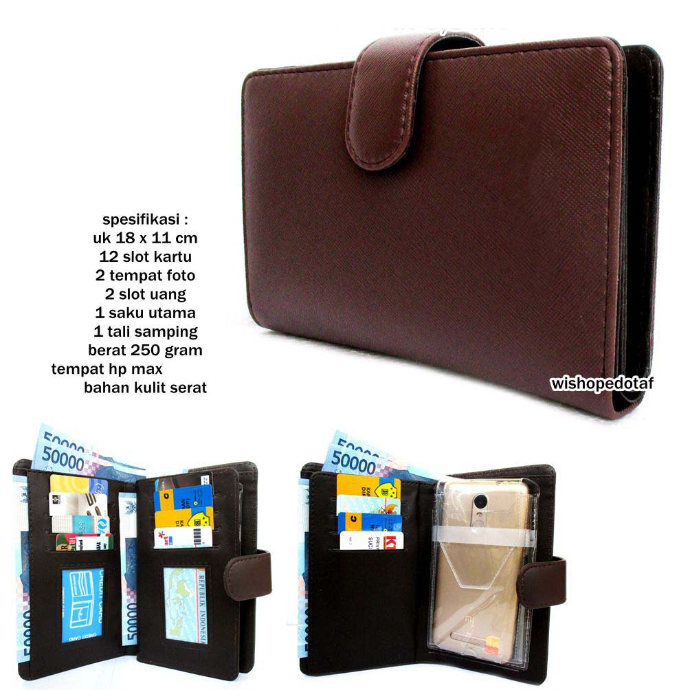Jual dompet hp alexia kulit coklat tua | Shopee Indonesia