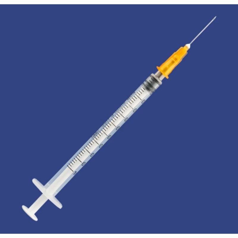 Suntikan Syiringe Spuit kecil Ukuran 1 cc / ml  jarum suntik kucing ayam kelinci Dll