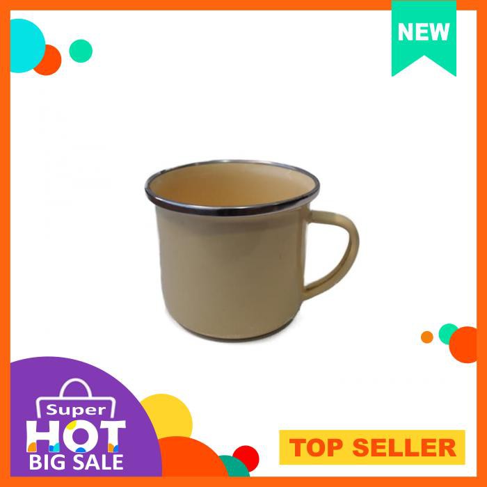 Mug Enamel 8Cm Kuning