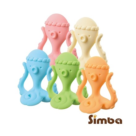 Simba Multi Textured Octopus Teether 6m+