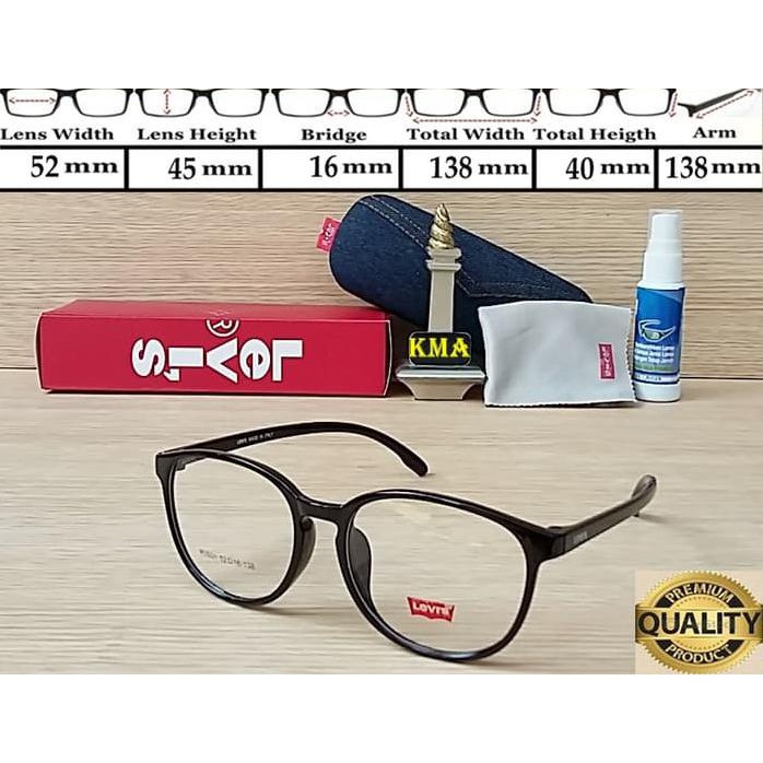 Kacamata Minus / Frame Minus / Kacamata Levis / Frame Levis Premium