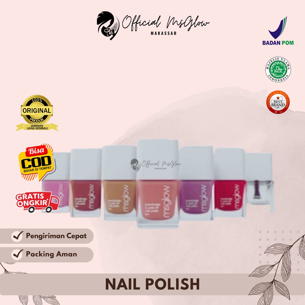 MS GLOW NAIL POLISH | KUTEK HALAL MS GLOW