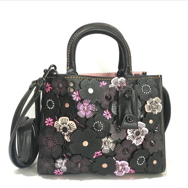 Coach Rogue Tearose Black Pink