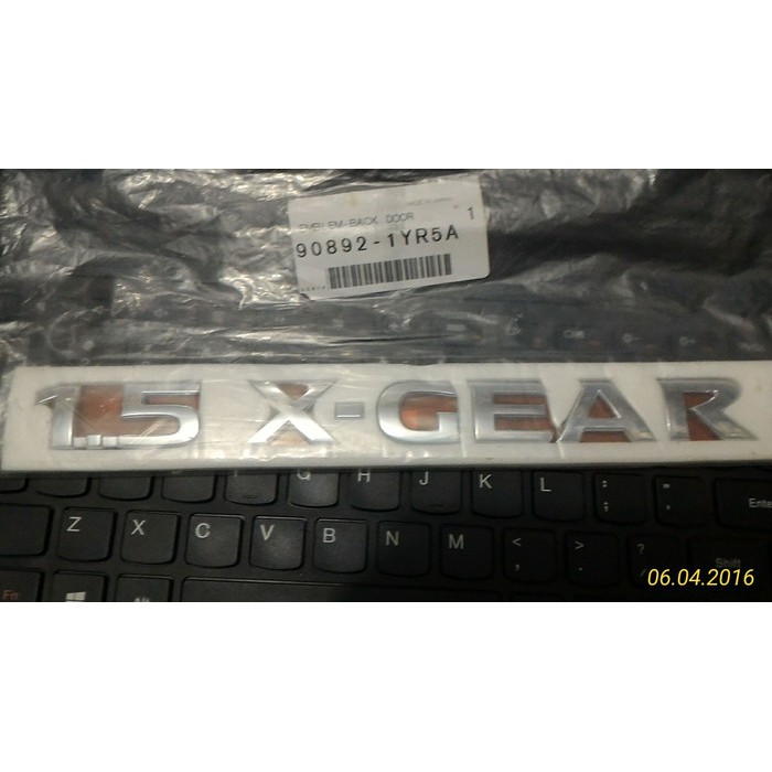 Emblem Logo Tulisan Back 1.5 X-Gear Nissan Grand Livina New Xgear