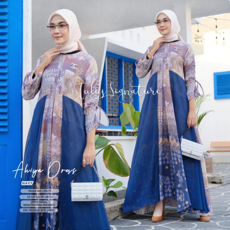 Dress motif mix ceruty Ahiya dress by tulus signature