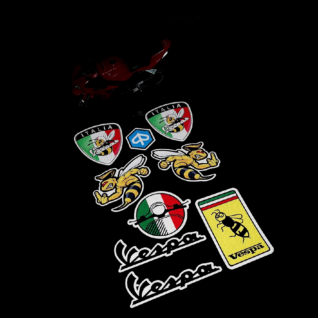 Stiker Reflektif Untuk Piaggio Vespa Gts Gtv Lxv Lt Px Primavera 50 125 150 200 250 300 300ie