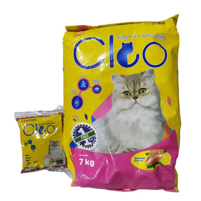 cleo salmon 500g pakan kucing