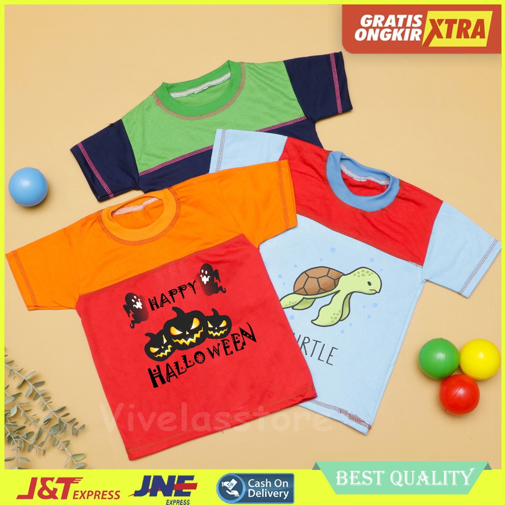 KAOS MOTIF ANAK PAKAIAN BAJU DISTRO HARIAN SANTAI ANAK COWOK LAKI LAKI BAYI MURAH IMPORT 02