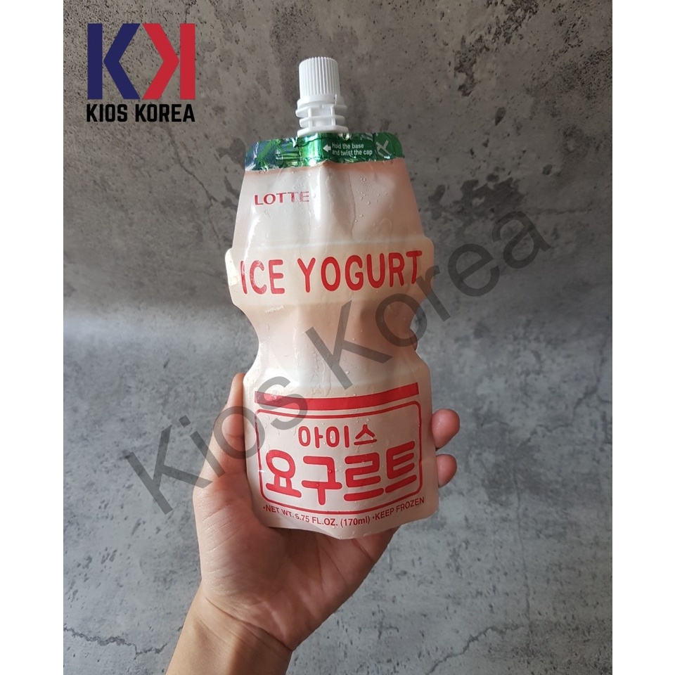 

Lotte Ice Yogurt 170ml Pouch - Minuman Es Rasa Yogurt Made in Korea