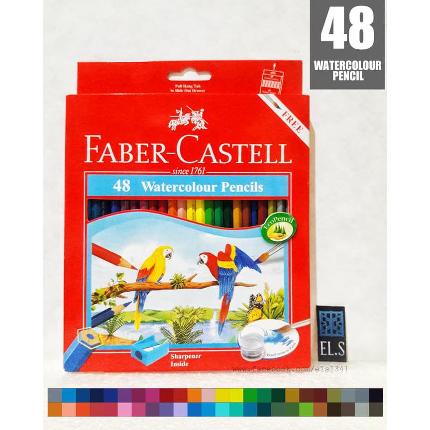 

Sale!! Faber Castell 48 Watercolour Pencils Terbaru