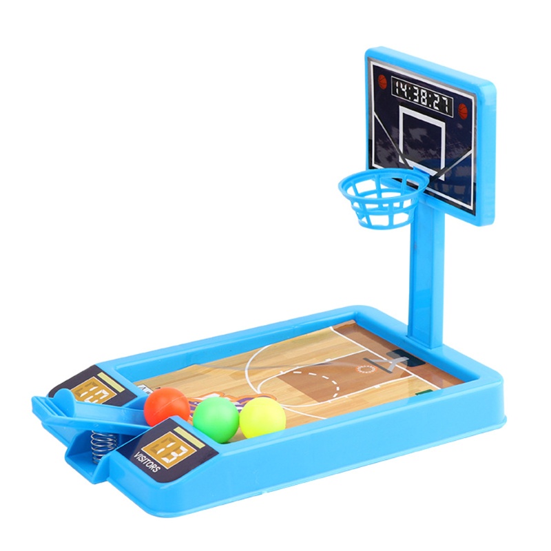 Mary Set Game Shooting Hoop Basket Mini Rakit Dengan Bola-Bola Untuk Desktop Indoor