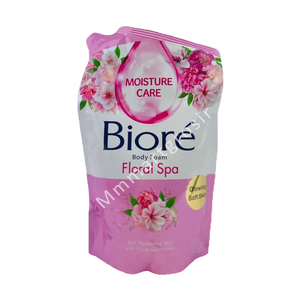 Biore / Sabun Mandi / Moisture care / glowing soft skin/ Floral Spa / 400ml