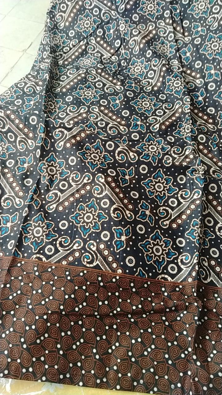 Batik Tunik Shibori Jumputan Terbaru Size S-3l / Hrb026 Yelbor Navbor / Biru Putih / Original..