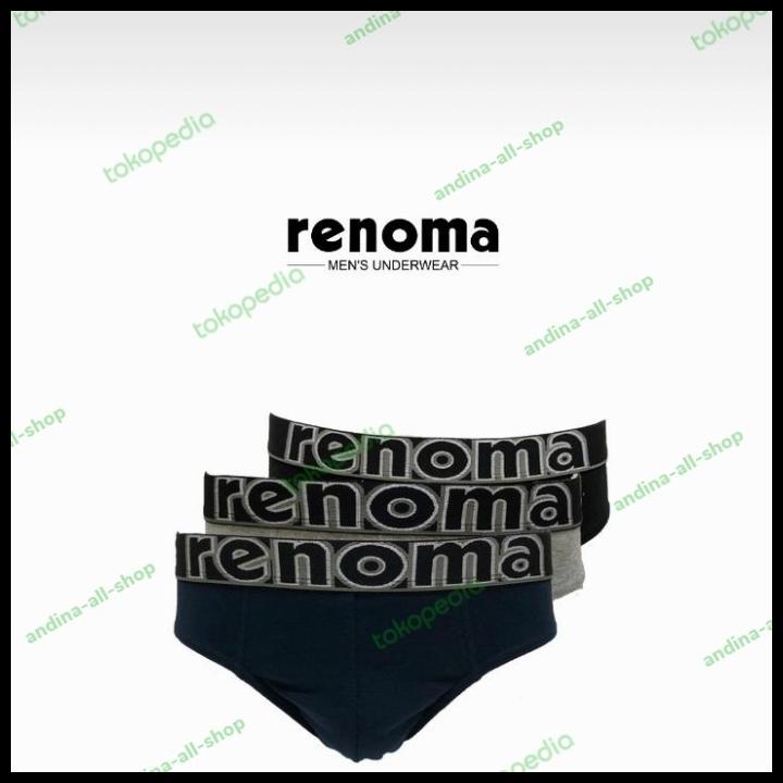 Renoma Underwear Brief Bahan 100% Cotton Isi3 - M