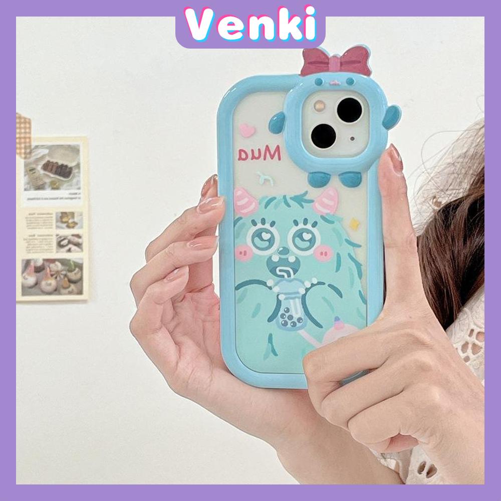 iPhone Case Silicone Soft Case Clear Case Airbag Shockproof Protection Camera Shiny Feeling Monster Cartoon Compatible For iPhone 11 Pro Max 13 Pro Max 12 Pro Max 7Plus xr XS Max