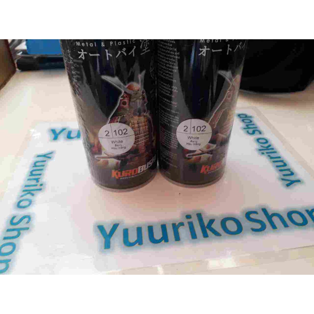 Pilok Samurai Cat samurai paint white 102 pylok pilox cat semprot putih.