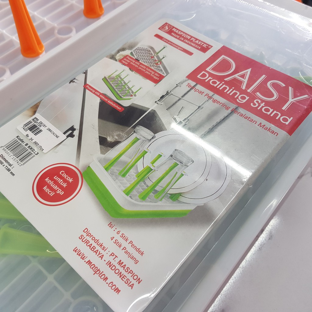 ESGE DAISY BKK013 Rak Gelas dan Piring Plastik Serbaguna Aneka Warna