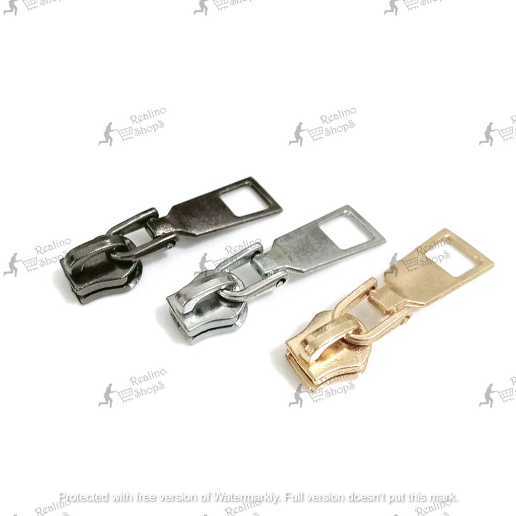 KEPALA RESLETING PATAH NO 5 GRADE B - BESI - AKSESORIS TAS