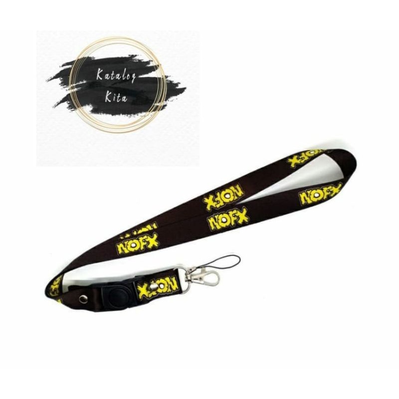 

Lanyard NOFX tali lanyard DISTRO gantungan kunci name tag id card kartu nama / tali lanyard gantungan leher