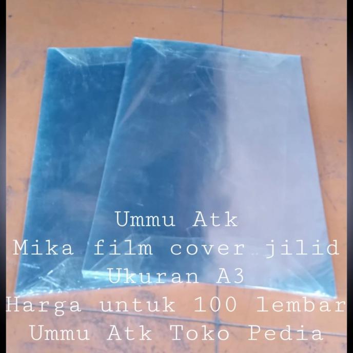 

[[COD]] plastik mika cover jilid bufalo ukuran A3 isi untuk 100 lembar BERGARANSI Kode 946