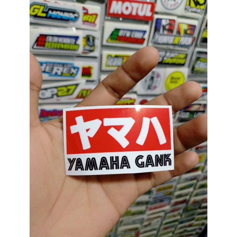 sticker printing yamaha gank sticker motor sticker helem herex thailook mothai