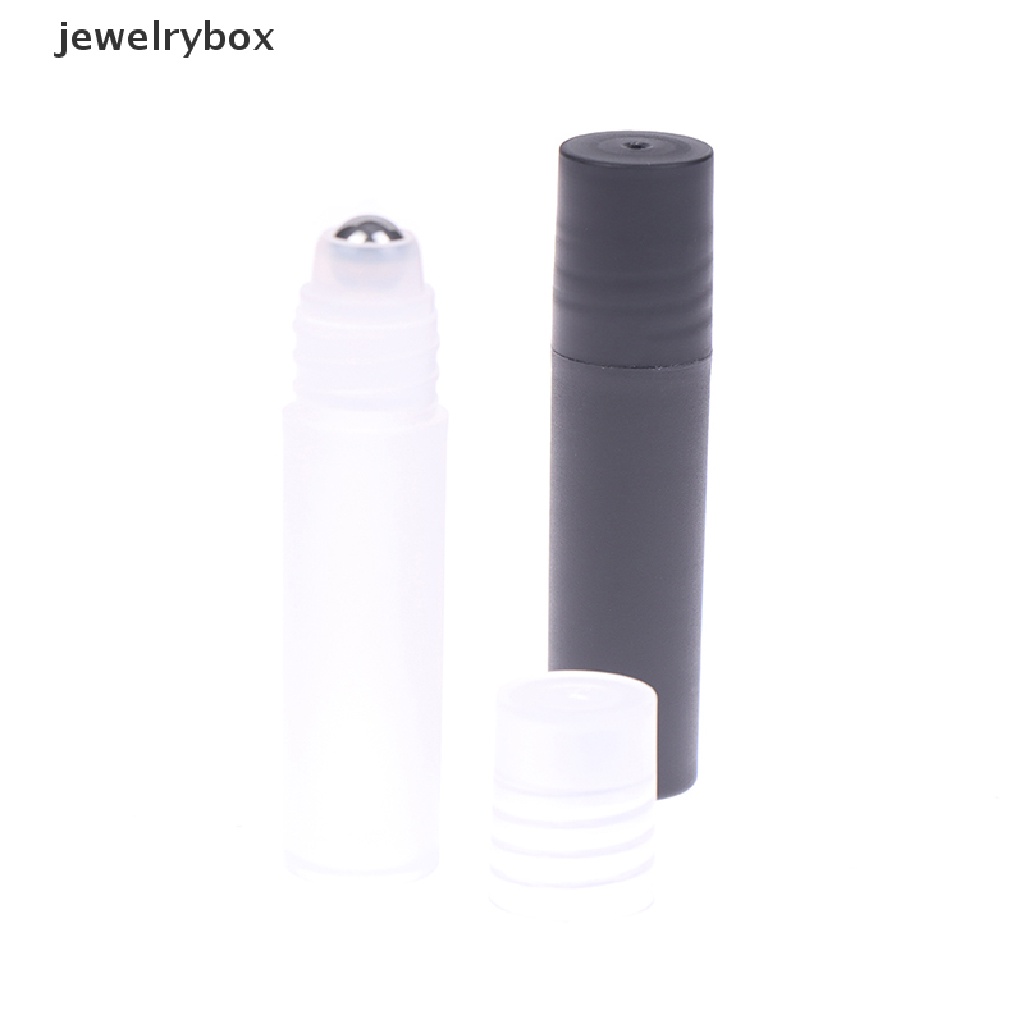 (jewelrybox) Botol Roll on Kosong Bahan Plastik + Stainless Steel Ukuran 5ml