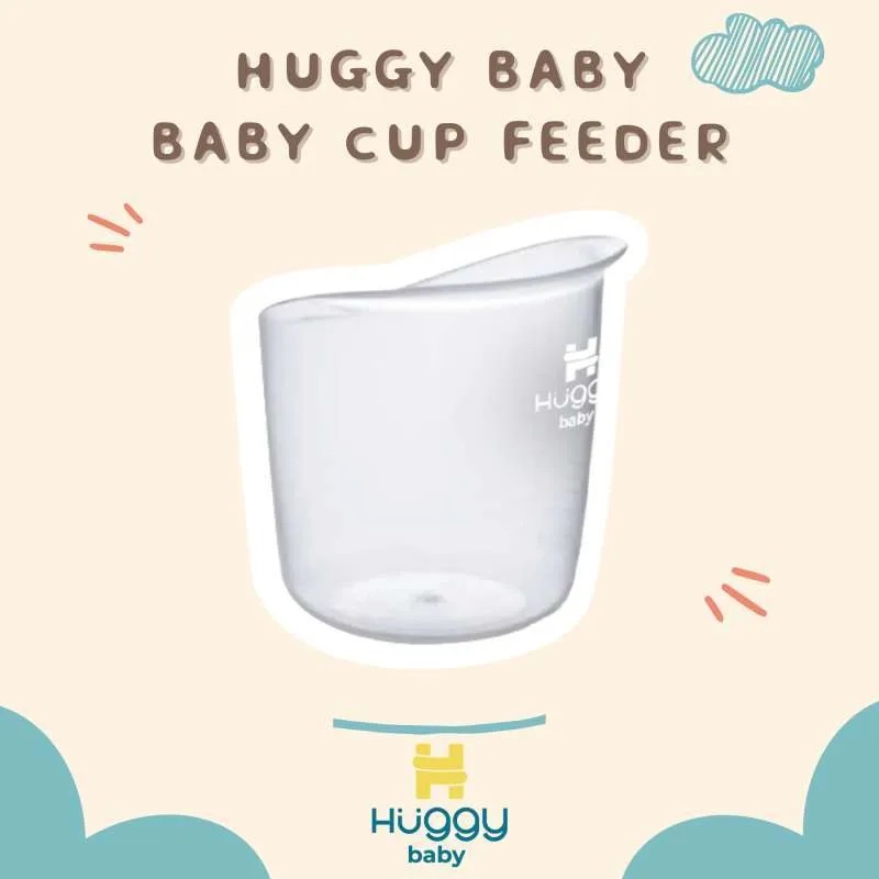 Huggy Baby Baby Cup Feeder | Gelas Sloki Cangkir Bingung Puting ASIP - B1010042