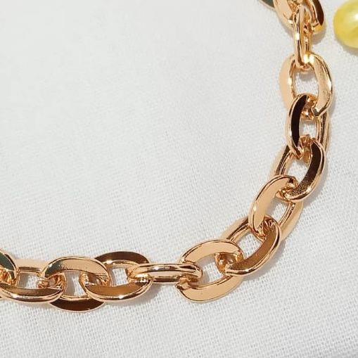 GELANG RANTAI BOLA TERBARU GELANG WANITA ADUHAI LAPIS EMAS IMITASI