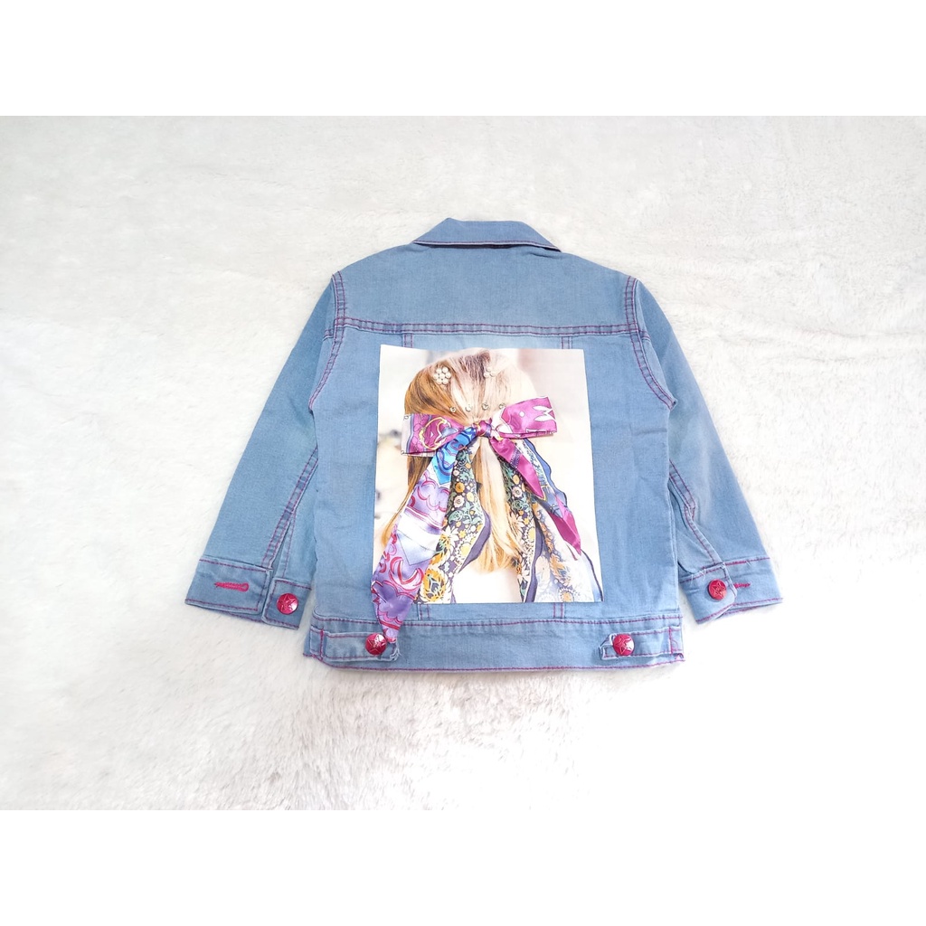 JAKET JEANS ANAK CEWE/JAKET JEANS ANAK