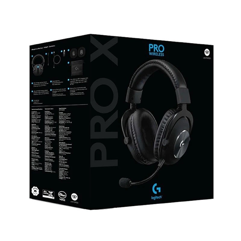 Headset Logitech G PRO X Wireless Blue Voice 7.1 | Headset Gaming